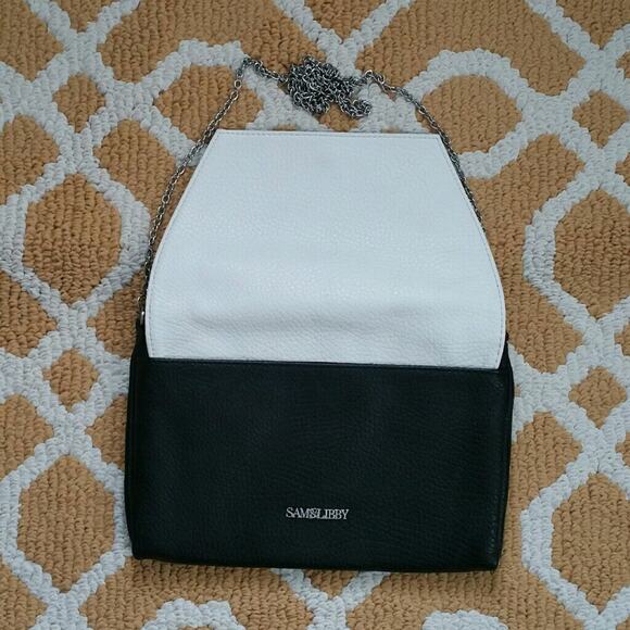Sam & Libby Black & White Clutch - Picture 3 of 6